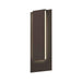 Reveal Tall Outdoor LED Wall Sconce - Textured Bronze