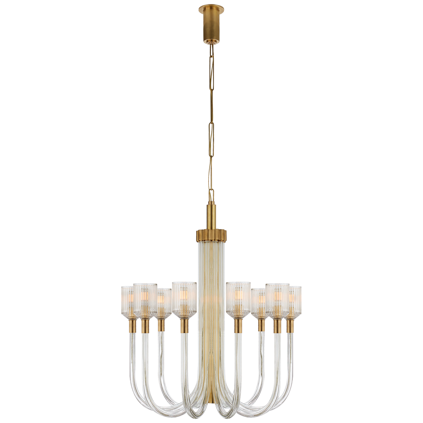 Reverie Medium Chandelier - Antique Burnished Brass