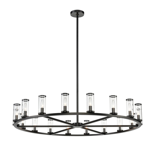 Revolve 48" Chandelier - Urban Bronze Finish