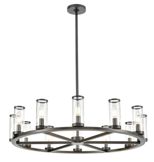 Revolve 33" Chandelier - Urban Bronze Finish