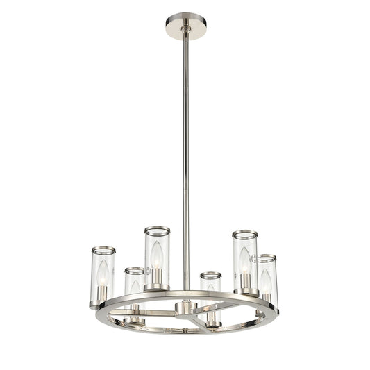 Revolve 17" Chandelier - Polished Nickel Finish