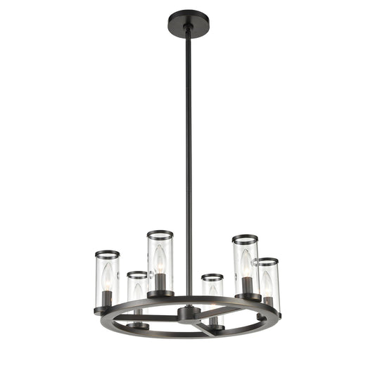 Revolve 17" Chandelier - Urban Bronze Finish