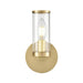Revolve Wall Sconce - Natural Brass Finish