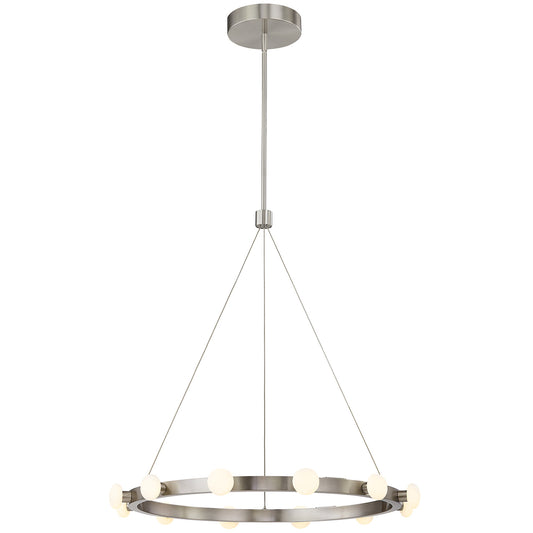 Rezz LED Pendant - Brushed Nickel