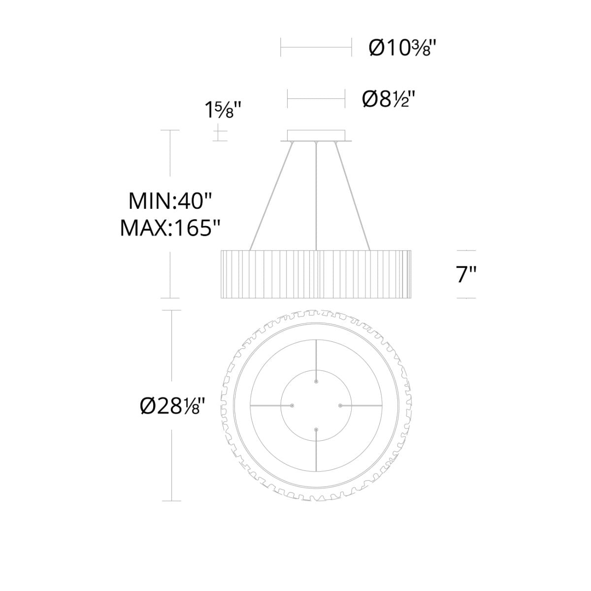 Rhiannon Pendant - Diagram