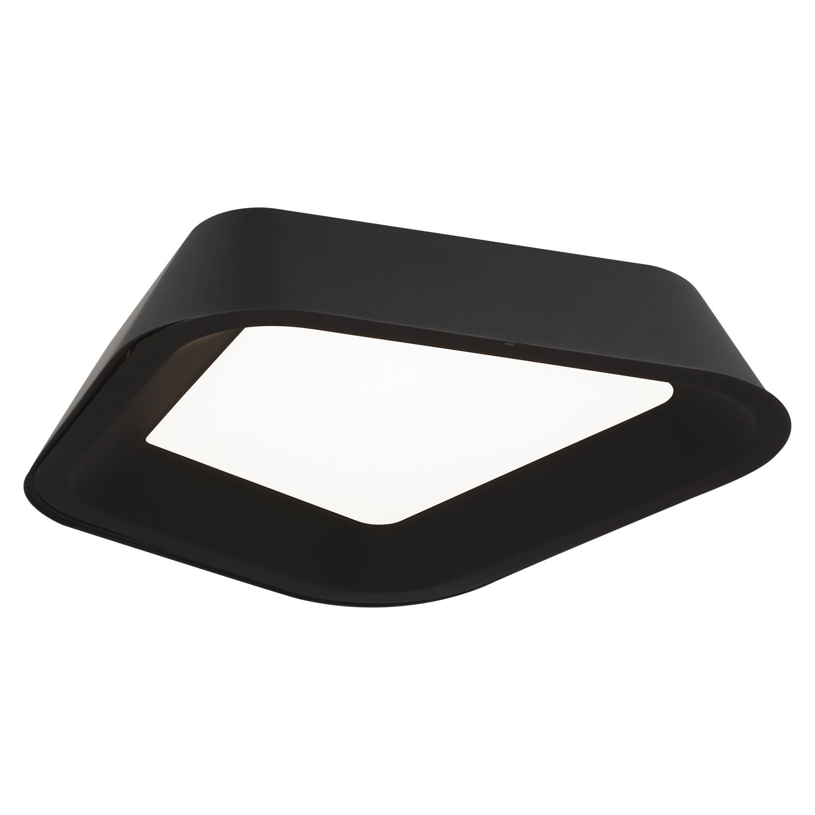 Rhonan Flush Mount - Nightshade Black Finish