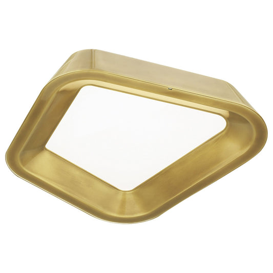 Rhonan Flush Mount - Plated Brass Finish