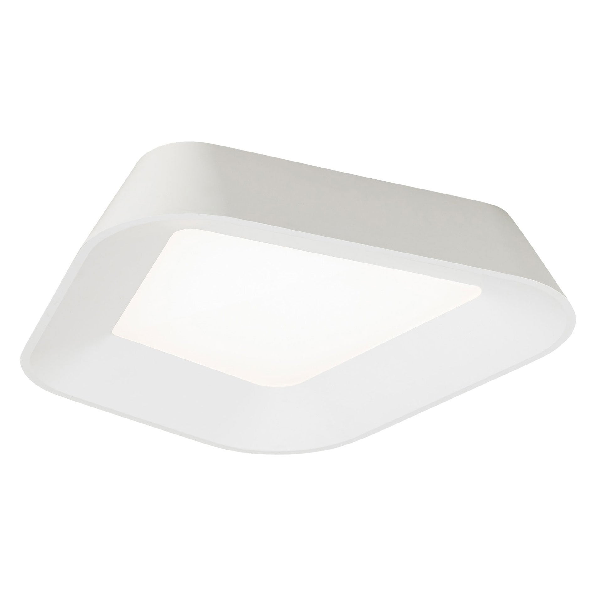 Rhonan Flush Mount - Matte White Finish