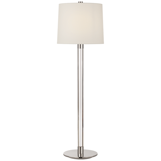 Riga Buffet Lamp - Crystal/Polished Nickel
