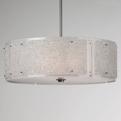 Rimelight Drum Pendant - Frosted