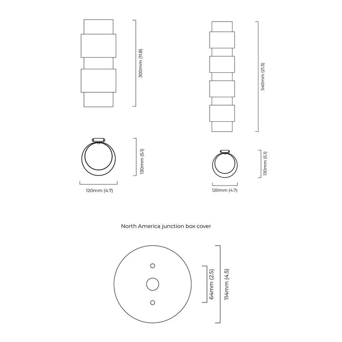 Ring Wall Sconce - Diagram