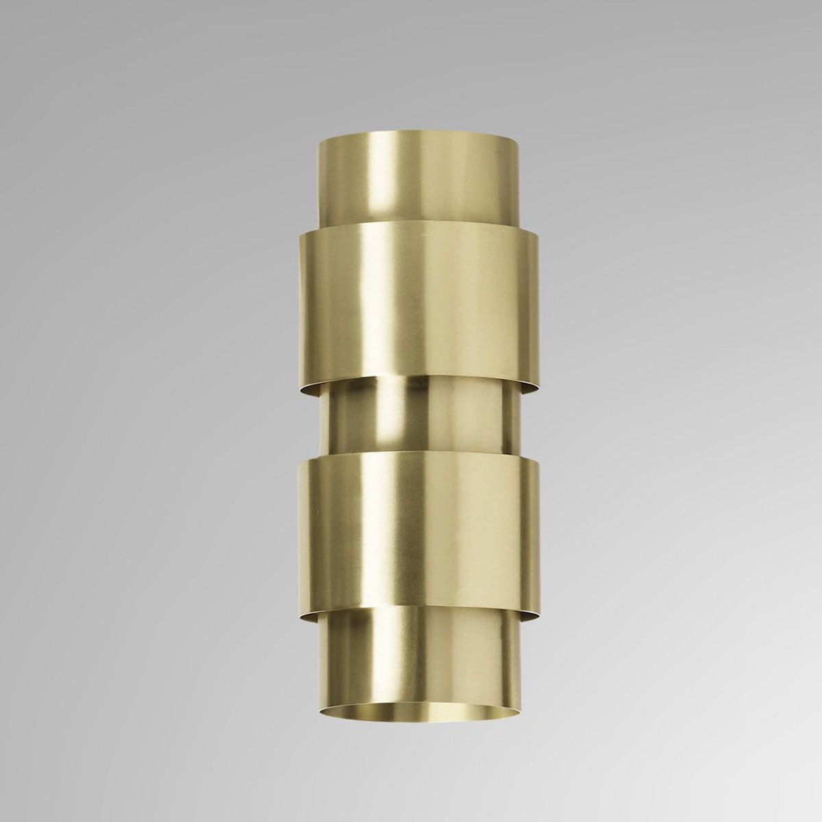 Ring Small Wall Sconce - Satin Brass Finish