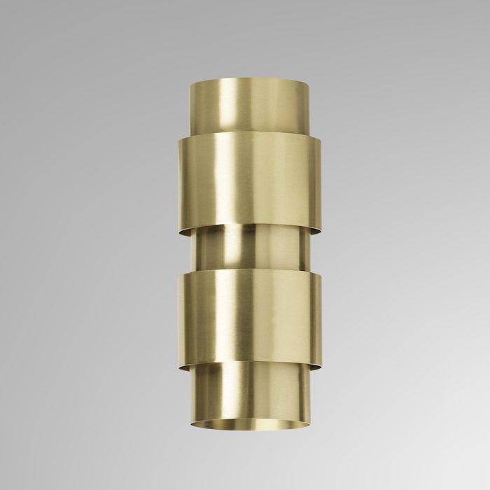 Ring Small Wall Sconce - Satin Brass Finish