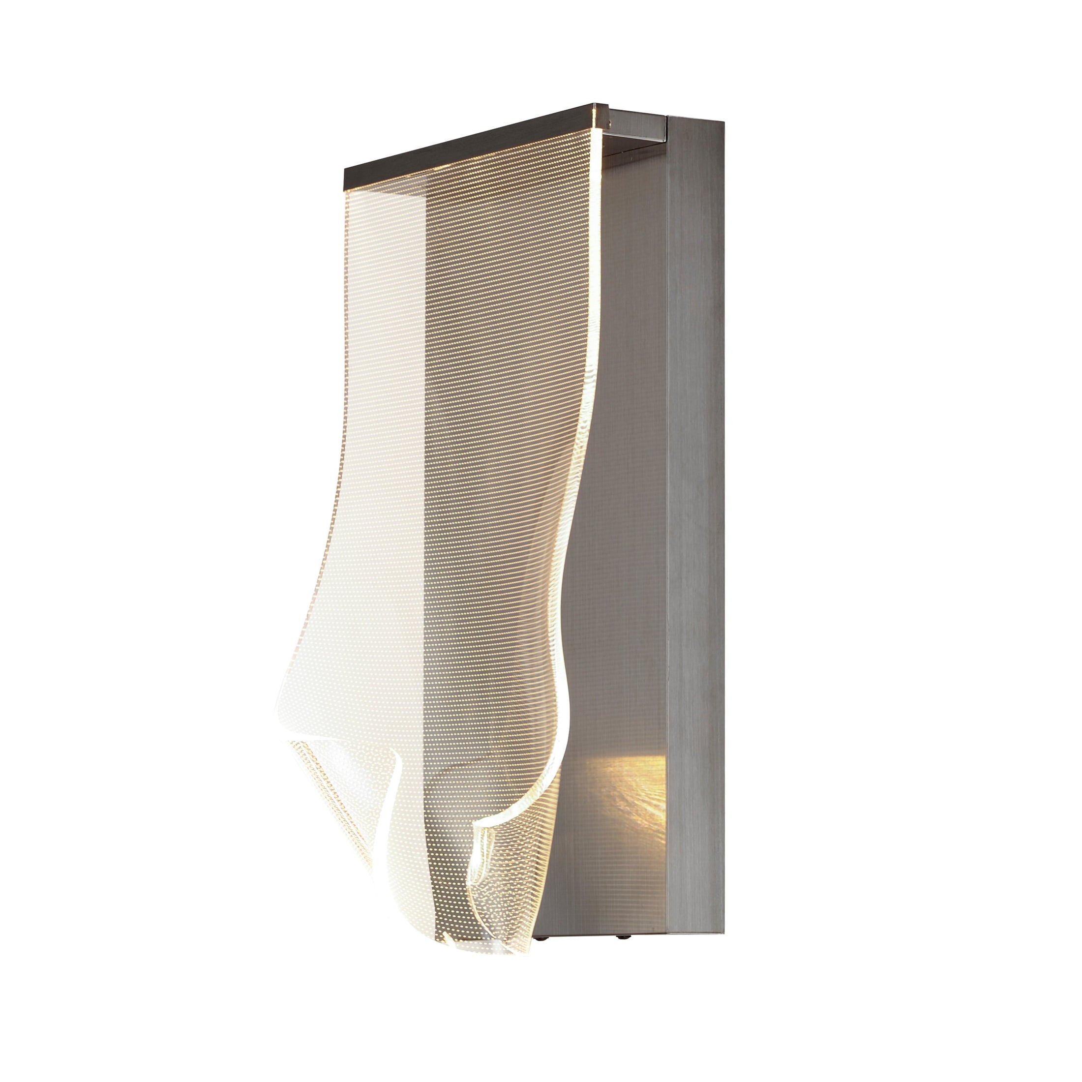 Rinkle LED Wall Sconce - Brushed Gunmetal Finish