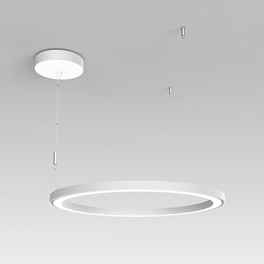 Ripple 28" LED Chandelier - White Finish