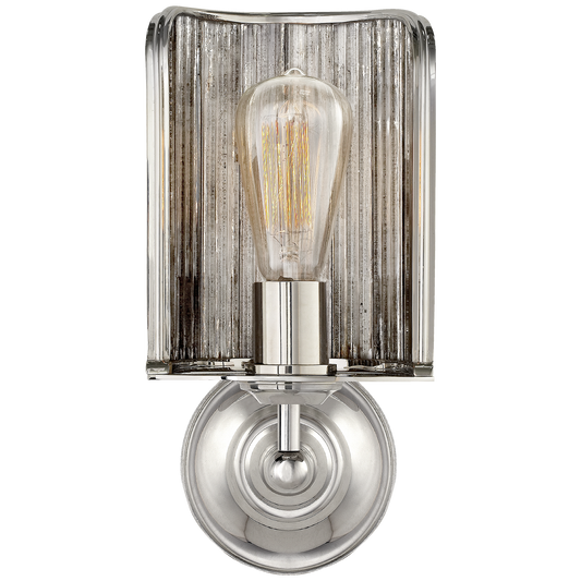 Rivington Shield Sconce - Polished Nickel