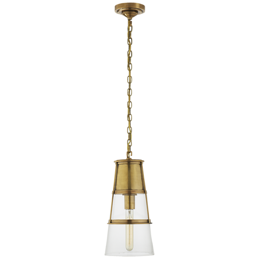 Robinson Medium Pendant - Hand-Rubbed Antique Brass