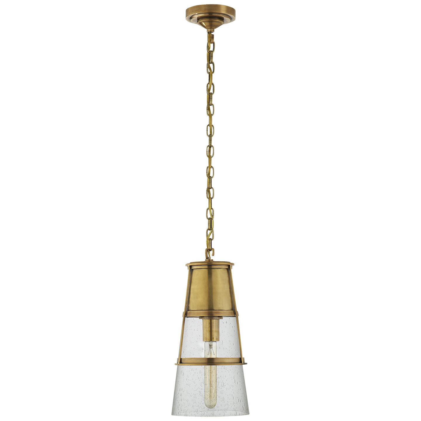 Robinson Medium Pendant - Hand-Rubbed Antique Brass