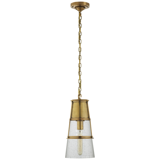 Robinson Medium Pendant - Hand-Rubbed Antique Brass