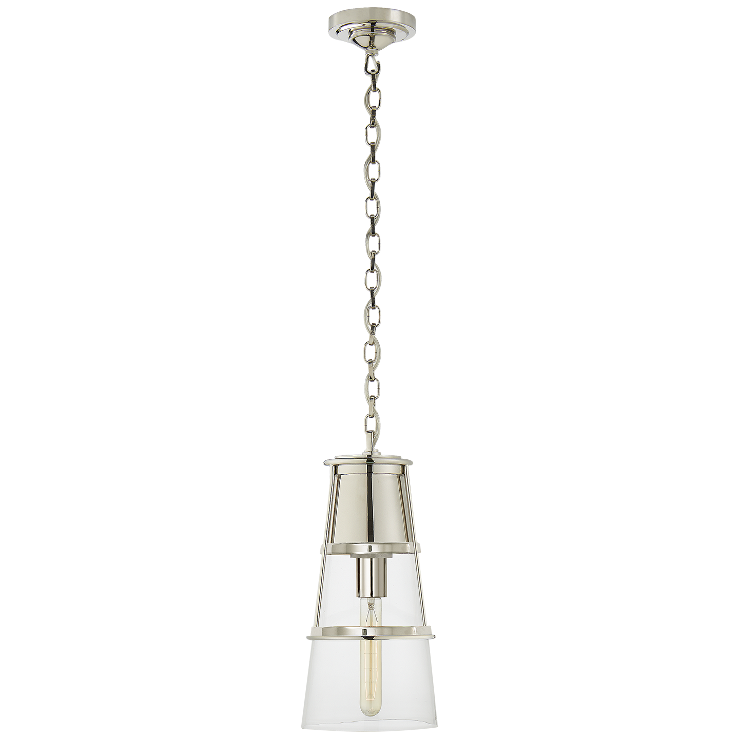 Robinson Medium Pendant - Polished Nickel