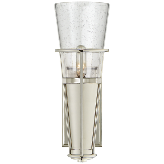 Robinson Single Sconce - Polished Nickel