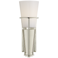 Load image into Gallery viewer, Robinson Single Sconce - Polished Nickel with Seeded Glass
