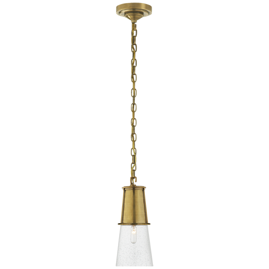 Robinson Small Pendant Hand-Rubbed Antique Brass