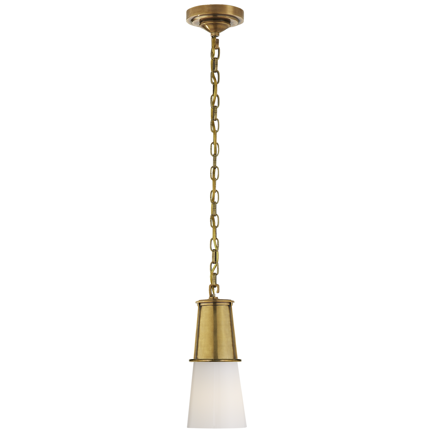 Robinson Small Pendant Hand-Rubbed Antique Brass