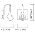 Load image into Gallery viewer, Rockne Wall Sconce - Diagram
