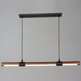 Load image into Gallery viewer, Rollo LED Linear Pendant - Antique Pecan/Black Finish
