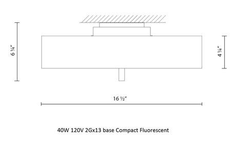 Ronda Ceiling Light - Diagram