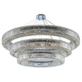 Load image into Gallery viewer, Rondelle 3 Tier 60" Chandelier - Polished Chrome
