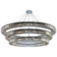 Load image into Gallery viewer, Rondelle 3 Tier 84" Chandelier - Polished Chrome
