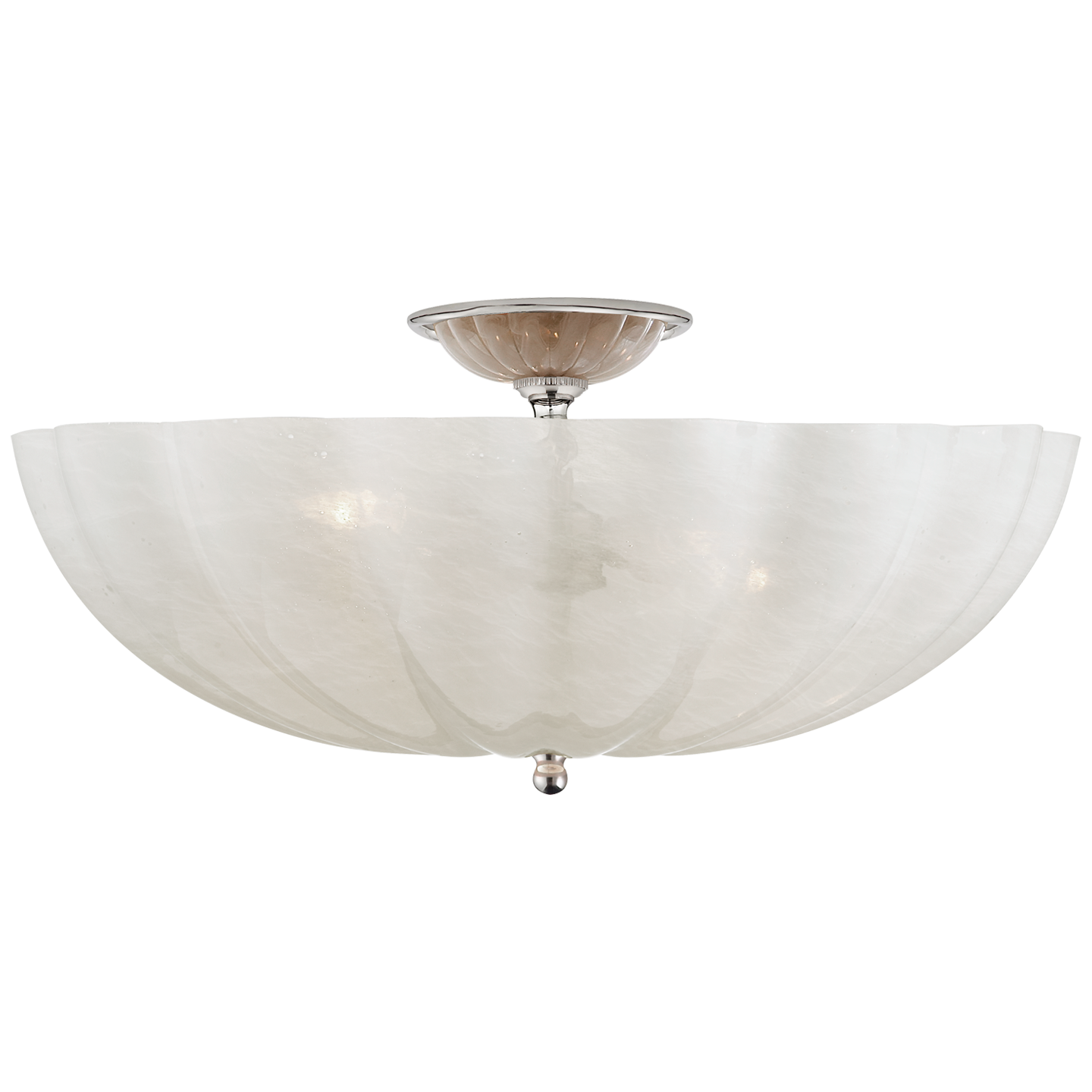 Rosehill Large Semi-Flush Mount - Polished Nickel