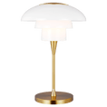 Load image into Gallery viewer, Rossie LED Table Lamp - Burnished Brass Finish
