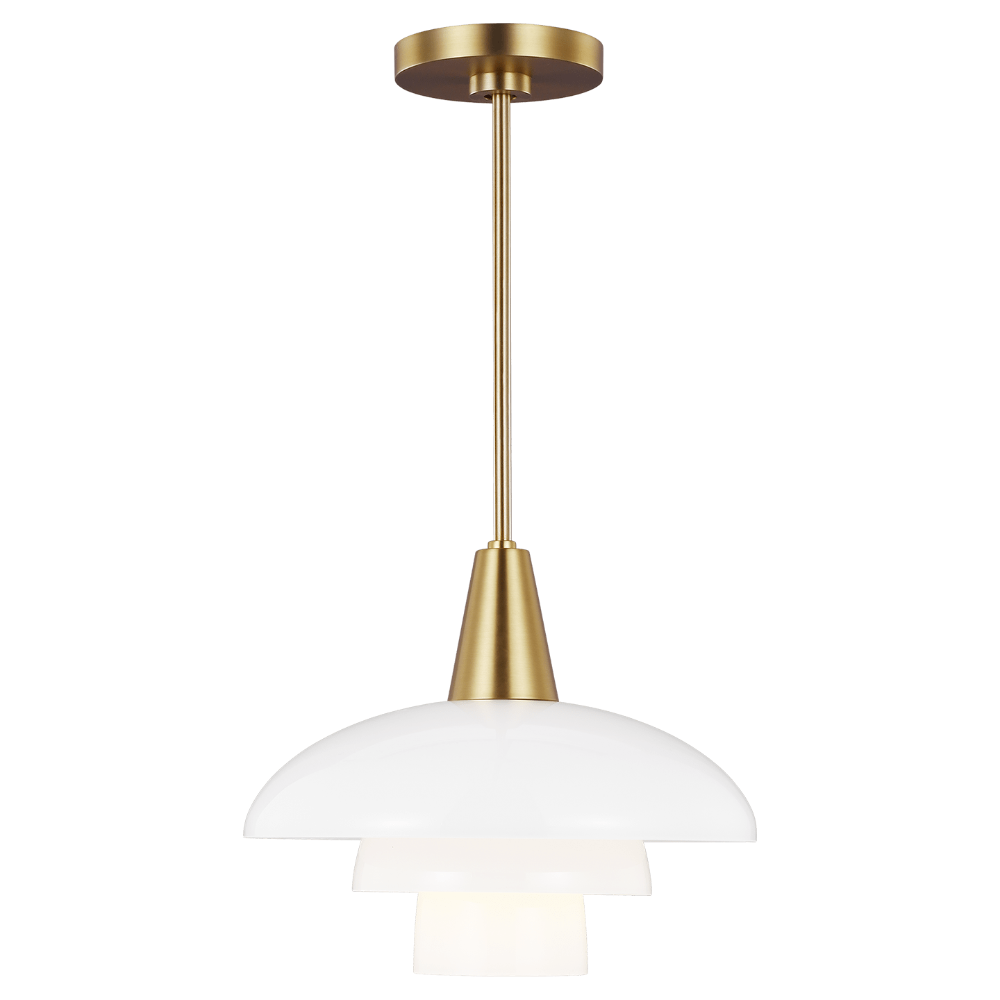 Rossie Pendant - Burnished Brass Finish