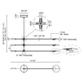 Load image into Gallery viewer, Rotaire Small LED Chandelier - Diagram
