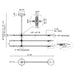 Rotaire Small LED Chandelier - Diagram