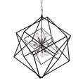 Load image into Gallery viewer, Roundout Small Multi-Cube Pendant - Polished Nickel Finish
