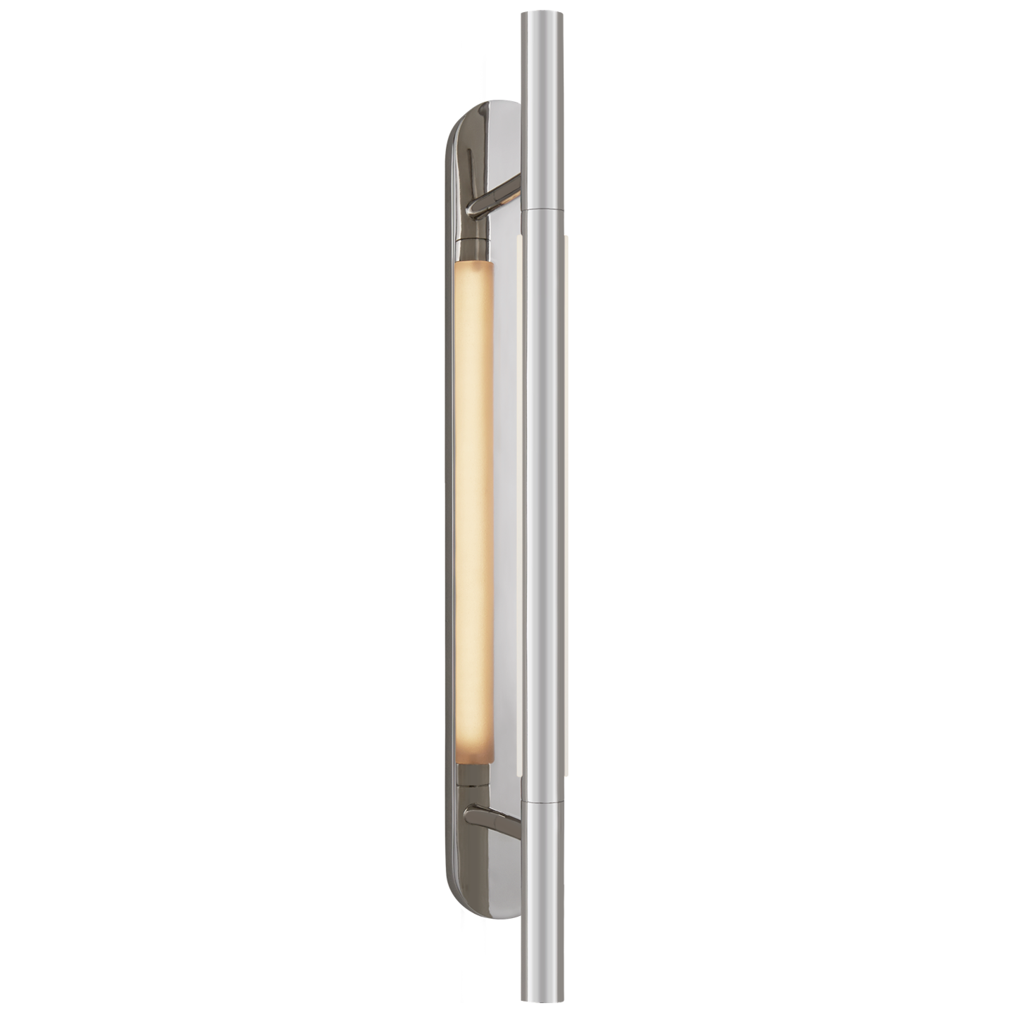 Rousseau Medium Bracketed - Polished Nickel Finish