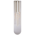 Load image into Gallery viewer, Rousseau Medium Multi-Drop Sconce - Polished Nickel Finish with Seeded Glass Shade
