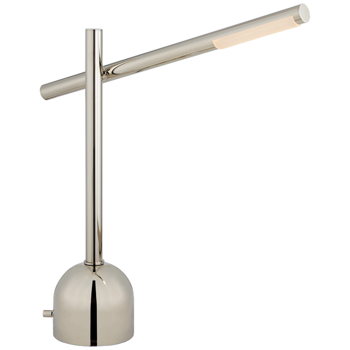 Rousseau Boom Arm Table Lamp - Polished Nickel