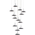 Load image into Gallery viewer, Royyo 13-Light Pendant - Matte Black Finish
