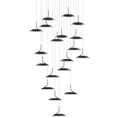 Load image into Gallery viewer, Royyo 19-Light Pendant - Matte Black Finish
