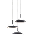 Load image into Gallery viewer, Royyo 3-Light Pendant - Matte Black Finish
