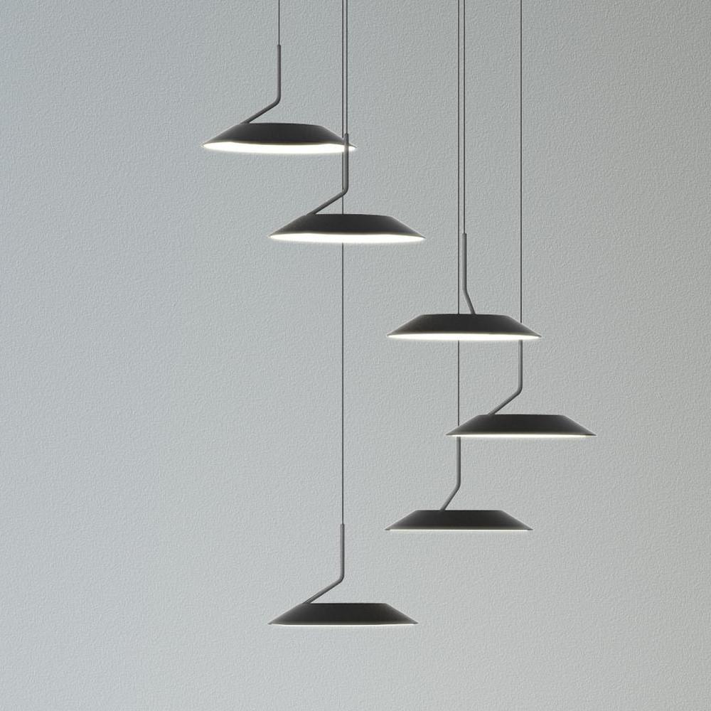 Royyo 6-Light Pendant - Matte Black Finish