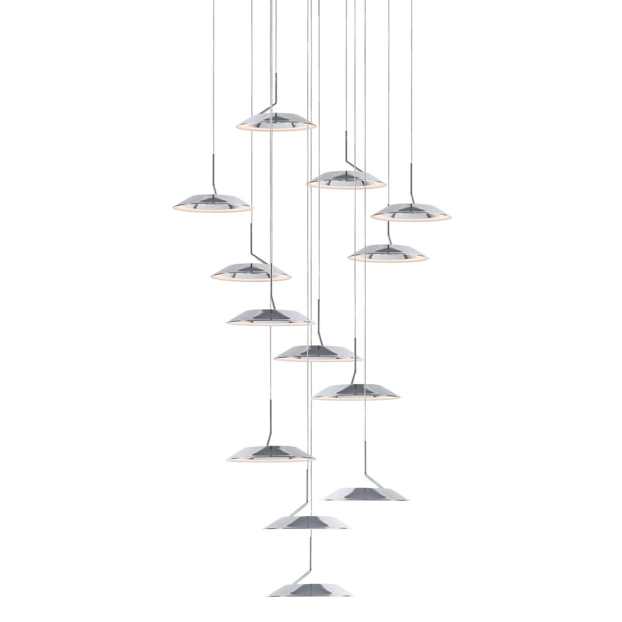 Royyo 13-Light Pendant - Chrome Finish