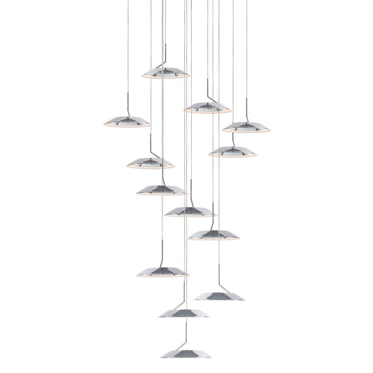 Royyo 13-Light Pendant - Chrome Finish