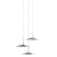 Load image into Gallery viewer, Royyo 3-Light Pendant - Chrome Finish
