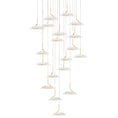 Load image into Gallery viewer, Royyo 19-Light Pendant - Matte White Finish
